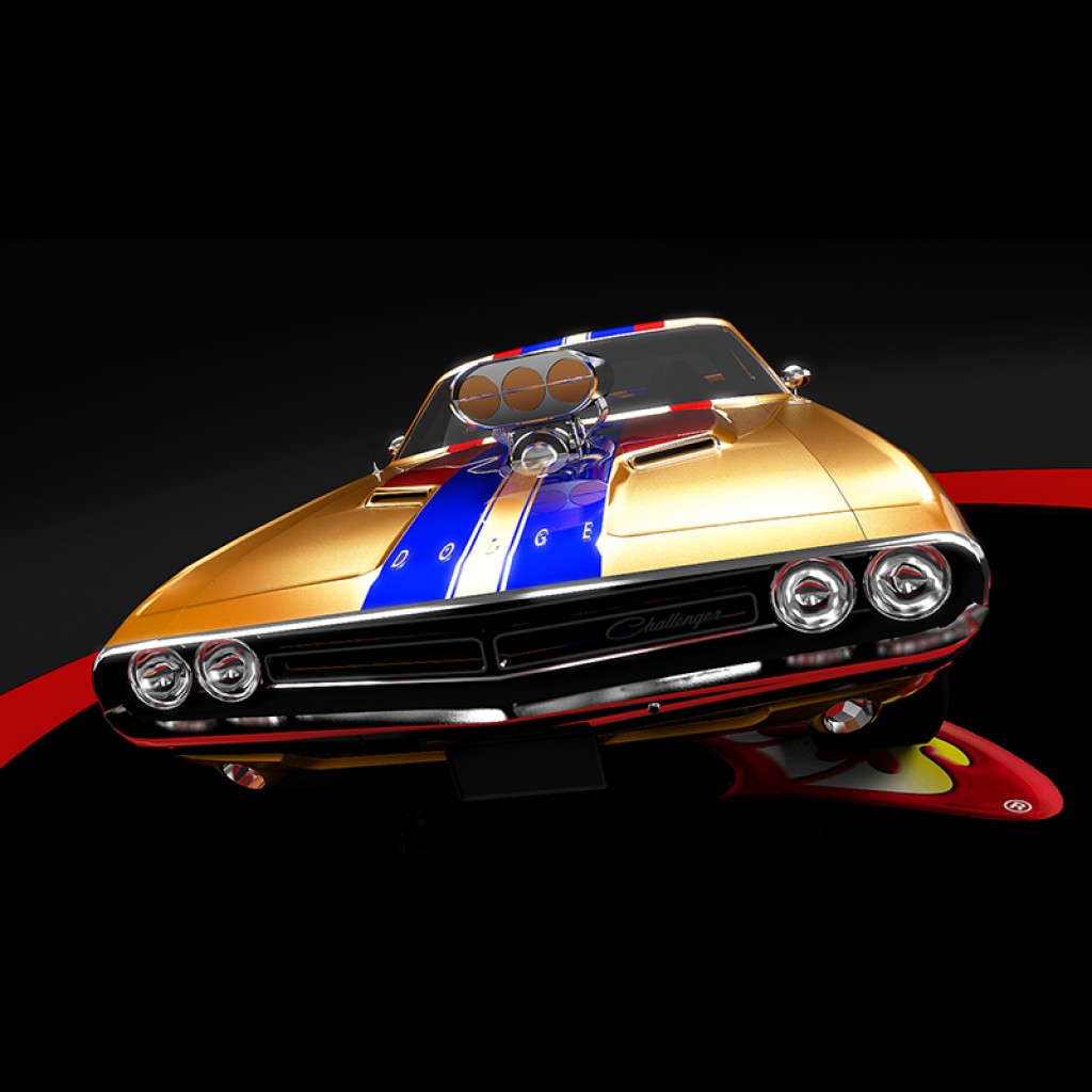 hot wheels dodge challenger supercharged preview image 2